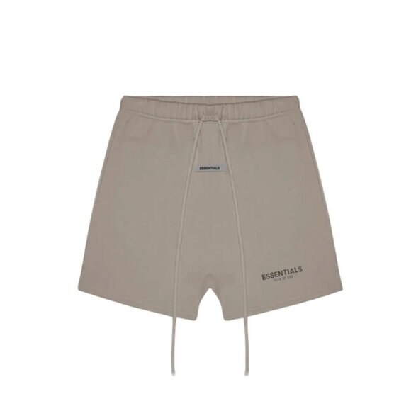 Fear of God Essentials Sweatshort Taupe Size Medium - Picture 1 of 6